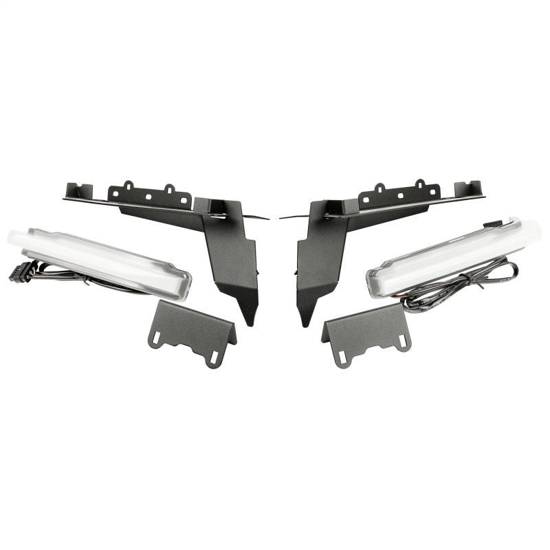 Rugged Ridge Chop Brackets Front Fender 18-21 Jeep Wrangler JL/JT Rubicon w/ DRLs Rugged Ridge Fender Flares  AXOPROS