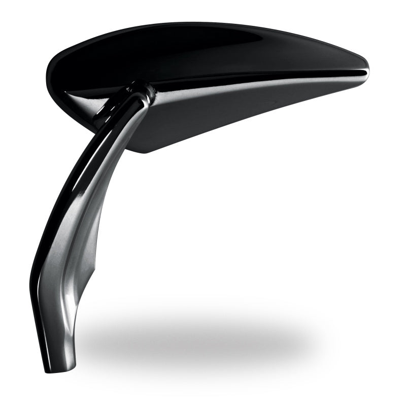 Performance Machine  Mirror Assy Left Torque - Black Ano Performance Machine Side Mirrors  AXOPROS