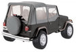 Rampage 1976-1983 Jeep CJ5 Complete Top - Grey Denim Rampage Soft Tops  AXOPROS