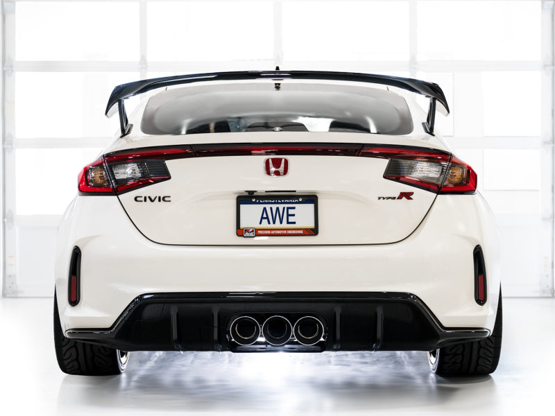 AWE Tuning 2023 Honda Civic Type R FL5 Touring Edition Exhaust w/ Triple Chrome Silver Tips AWE Tuning Catback  AXOPROS