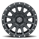 ICON Compression 17x8.5 5x5 -6mm Offset 4.5in BS 71.5mm Bore Satin Black Wheel ICON Wheels - Cast  AXOPROS