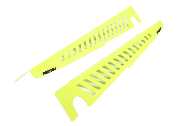 PERRIN 22-25 Subaru WRX Fender Shroud Set - Neon Yellow Perrin Performance Exterior Trim  AXOPROS