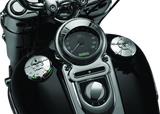 Kuryakyn Zombie Fuel & Battery Gauge Chrome Kuryakyn Gauges  AXOPROS