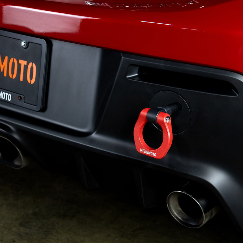 Mishimoto 2023+ Toyota GR Corolla Tow Hook (Front), Red Mishimoto Tow Hooks  AXOPROS