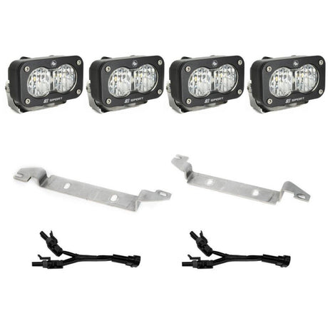 Baja Designs 2022 Toyota Tundra S2 Sport OEM Fog Light Replacement Kit Baja Designs Light Mounts  AXOPROS