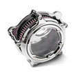 Performance Machine Vision Air Cleaner (W/ Bezel) - Chrome Performance Machine Air Filters - Direct Fit  AXOPROS