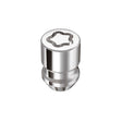 McGard Wheel Lock Nut Set - 4pk. (Cone Seat) M12X1.5 / 19mm & 21mm Dual Hex / 1.28in. L - Chrome McGard Lug Nuts  AXOPROS