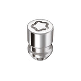 McGard Wheel Lock Nut Set - 4pk. (Cone Seat) M12X1.5 / 19mm & 21mm Dual Hex / 1.28in. L - Chrome McGard Lug Nuts  AXOPROS