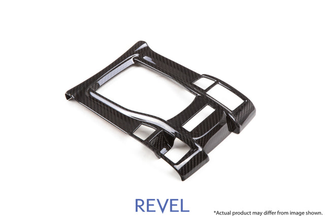 Revel GT Dry Carbon Shifter Panel Cover 17-18 Honda Civic Type-R - 1 Piece Revel Carbon Accessories  AXOPROS