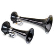 Kleinn Air Horns Kleinn Black Dual Horn/ 13In/8In - High Impact ABS Trumpet/ Zinc Alloy Base Horns aftermarket performance part