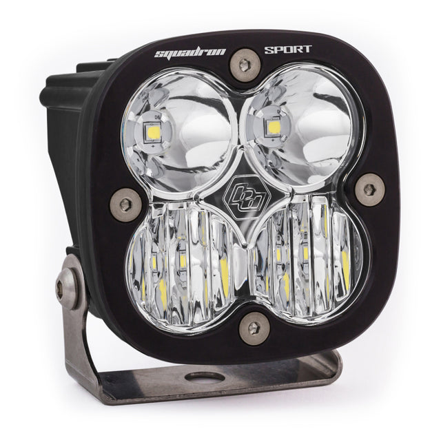Baja Designs Squadron Sport Driving/Combo Pattern Black LED Light Pod - Clear Baja Designs Light Bars & Cubes  AXOPROS