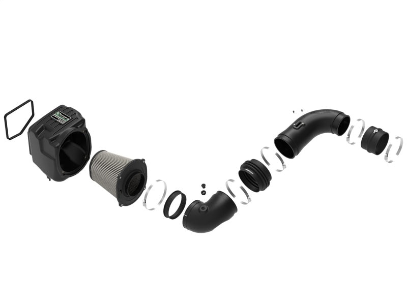 aFe Quantum Pro DRY S Cold Air Intake System 08-10 GM/Chevy Duramax V8-6.6L LMM - Dry aFe Cold Air Intakes  AXOPROS