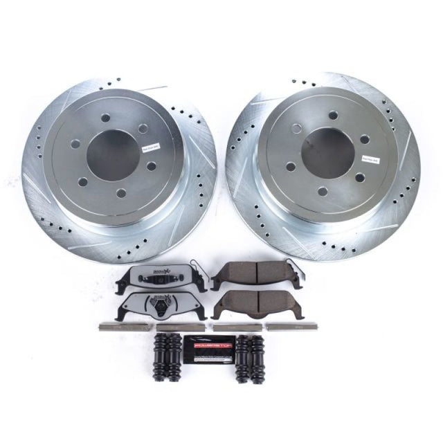 Power Stop 04-11 Ford F-150 Rear Z36 Truck & Tow Brake Kit PowerStop Brake Kits - Performance D&S  AXOPROS