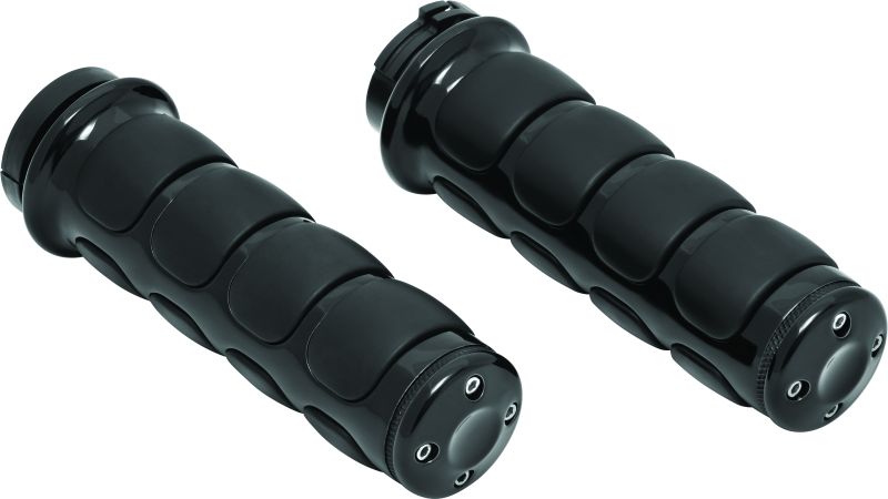 Kuryakyn ISO Grips Dual Cable Black Kuryakyn Grips  AXOPROS