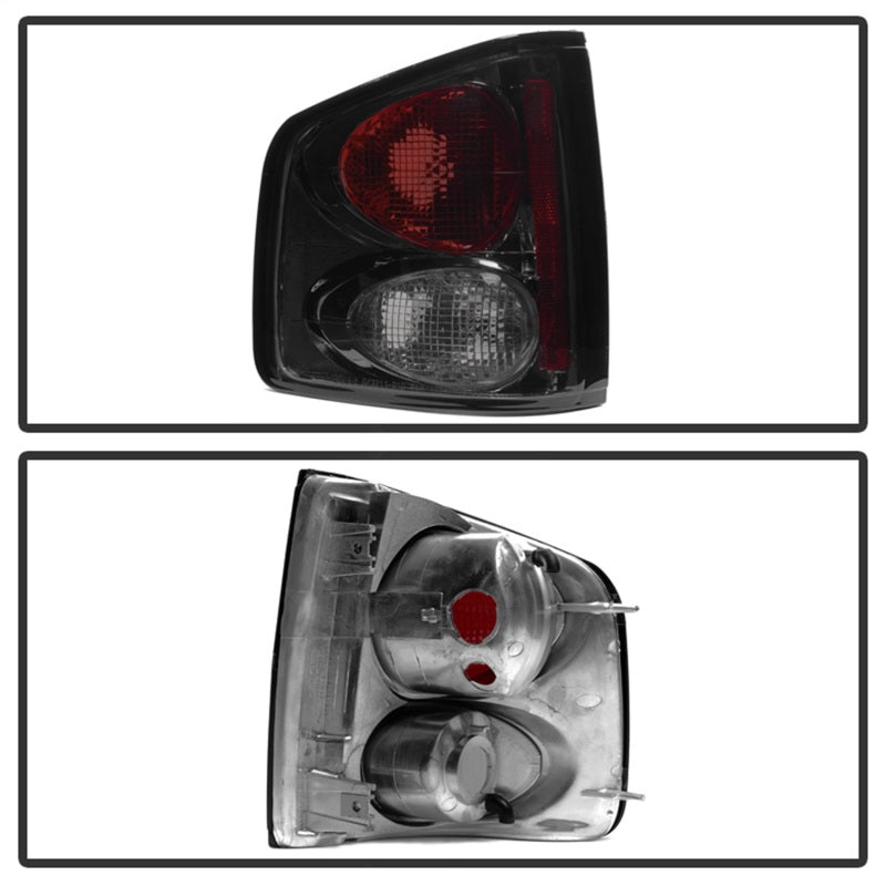 Spyder Chevy S10 94-04/GMC Sonoma 94-04/Isuzu Hombre 96-00 Euro Tail Lights Smke ALT-YD-CS1094-SM SPYDER Tail Lights  AXOPROS