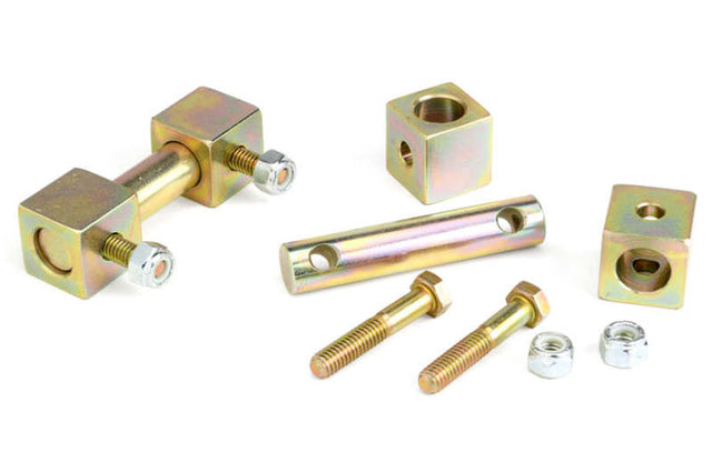 JKS Manufacturing Jeep Wrangler TJ/LJ Lower Shock Bar Pin Eliminator - Front JKS Manufacturing Suspension Arms & Components  AXOPROS