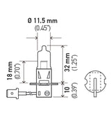 Hella H3 24V/70W PK22s T3.25 Halogen Bulb Hella Bulbs  AXOPROS