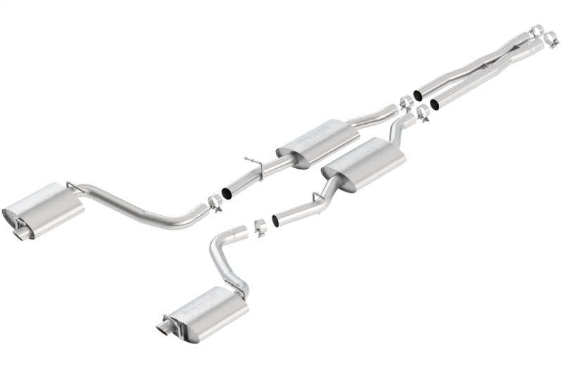 Borla 15-16 Dodge Charger R/T 5.7L No Tip Use Factory Valence Single Split Rear Exit S-Type Exhaust Borla Catback  AXOPROS