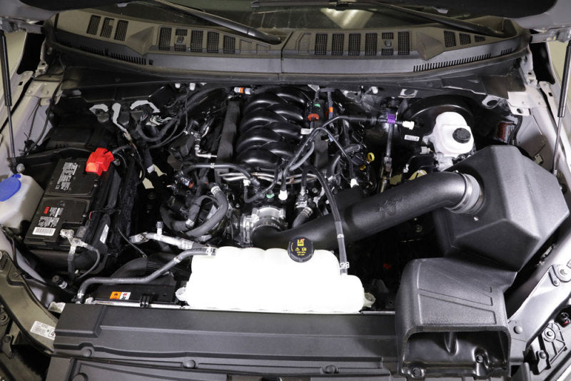 K&N 63 Series AirCharger Performance Intake 15-19 Ford F150 5.0L V8 F/I K&N Engineering Cold Air Intakes  AXOPROS