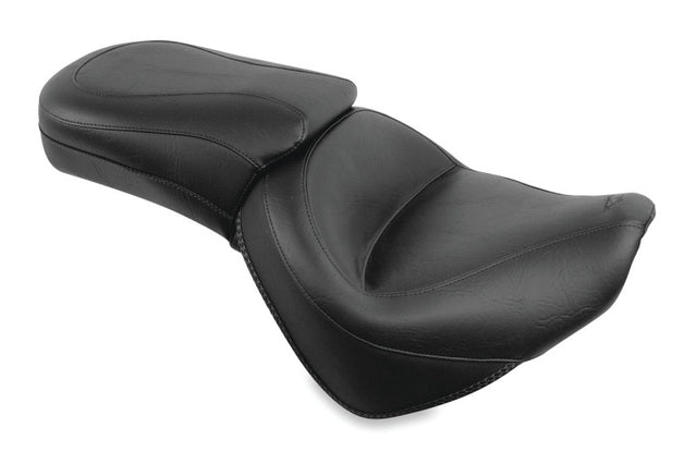 Mustang 10-13 Honda VT1300C Sabre,10-16 Stateline, 10-15 Interstate 1PC Seat - Black Mustang Motorcycle One-Piece Motorcycle Seats  AXOPROS