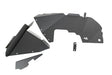 Rugged Ridge Inner Fender Liners Frnt Aluminum Black 18-20 Jeep Wrangler JL Rugged Ridge Fender Flares  AXOPROS