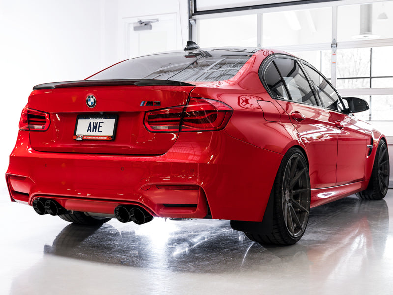 AWE Tuning BMW F8X M3/M4 Track Edition Catback Exhaust - Diamond Black Tips AWE Tuning Catback  AXOPROS
