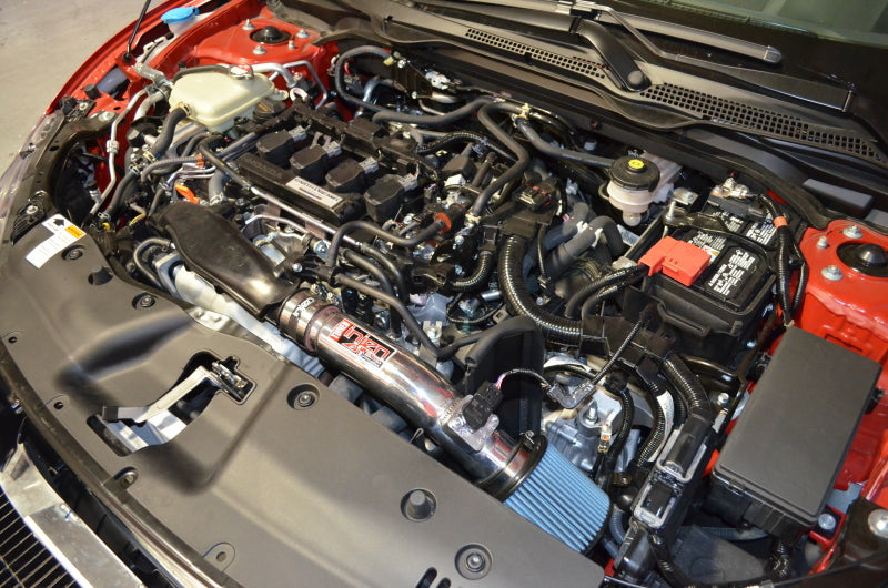 Injen 16-21 Honda Civic 1.5L 4 Cyl. Wrinkle Red Short Ram Intake Injen Cold Air Intakes  AXOPROS