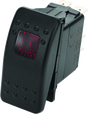 DragonFire Racing Lighted Switch On/Off Rocker Switch Red Lite DragonFire Racing Relays  AXOPROS