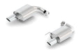 Borla Atak S Rear Section 15-17 Ford Mustang GT 5.0L V8 MT/AT 2.5in pipe 4in tip Borla Catback  AXOPROS