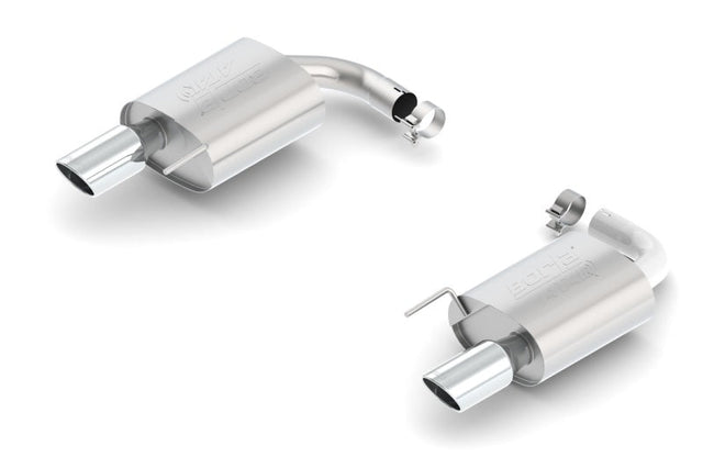 Borla Atak S Rear Section 15-17 Ford Mustang GT 5.0L V8 MT/AT 2.5in pipe 4in tip Borla Catback  AXOPROS