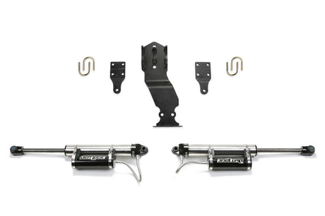 Fabtech Fabtech 17-21 Ford F250/F350 4WD Dual Steering Stabilizer System w/DL 2.25 Resi Shocks Steering Stabilizer aftermarket performance part