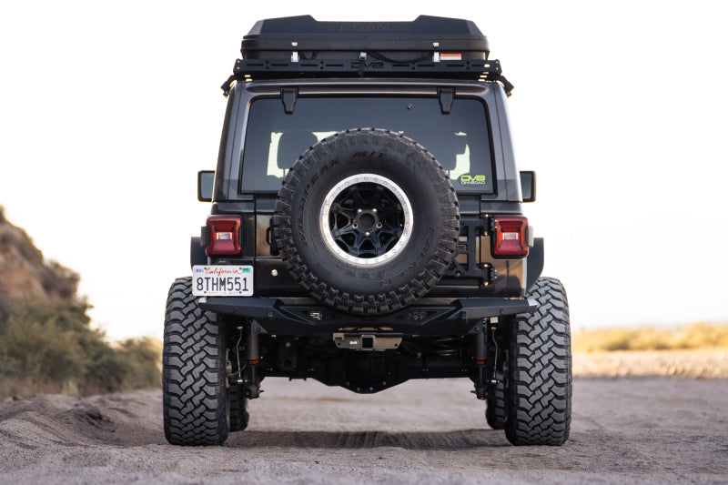DV8 Offroad 18-23 Wrangler JL Spec Series Rear Bumper DV8 Offroad Bumpers - Steel  AXOPROS