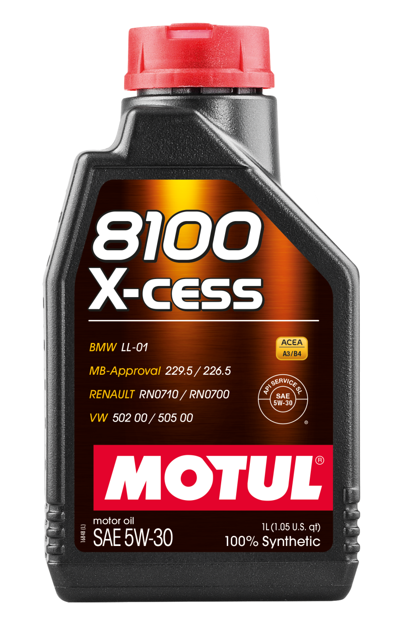 Motul Synthetic Engine Oil 8100 5W30 X-CESS 1L Motul Motor Oils  AXOPROS
