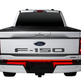 Putco 21-22 Ford F-150 60in Red Light Blade Direct Fit Kit Red / White Putco Light Tailgate Bar  AXOPROS