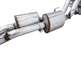 AWE 16-22 Toyota Tacoma 0FG Catback Exhaust w/ BashGuard - Dual Diamond Black Tips AWE Tuning Catback  AXOPROS