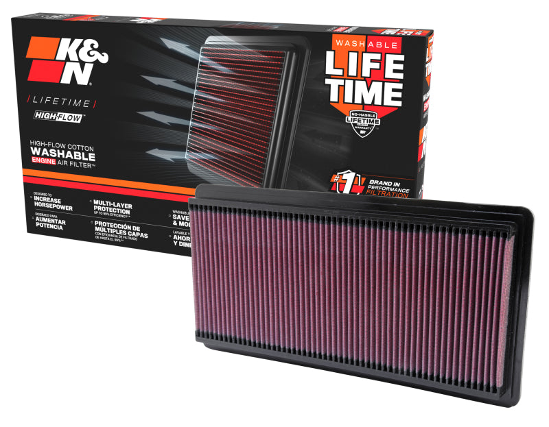 K&N 96-04 Chevy Express / GMC Savana Drop In Air Filter K&N Engineering Air Filters - Drop In  AXOPROS