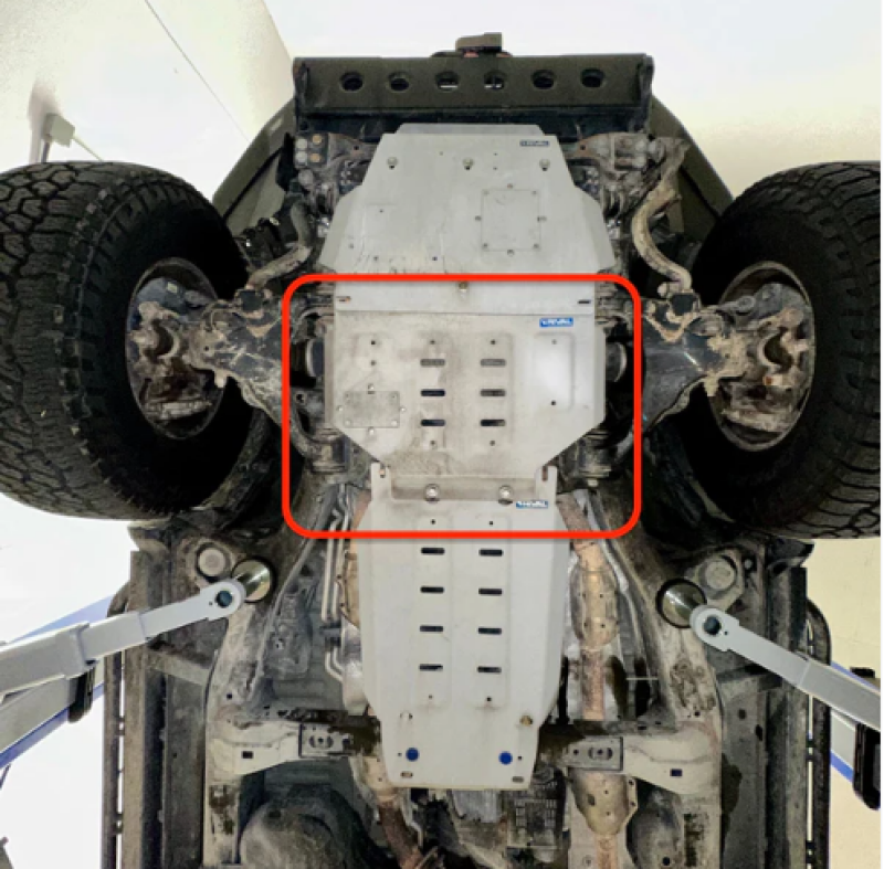 Rival 2007-2021 Toyota Land Cruiser   Aluminum Transmission Skid Plate Rival USA Skid Plates  AXOPROS