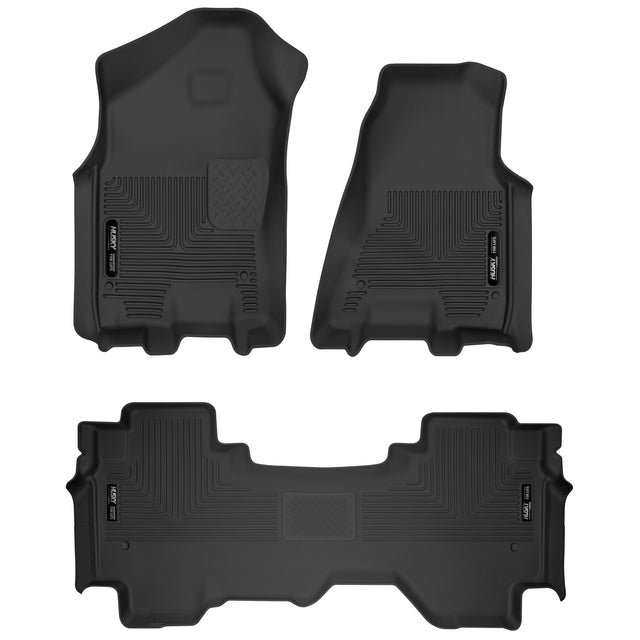 Husky X-act Front & 2nd Seat Floor Liners 53698 Husky Liners Floor Liner  AXOPROS