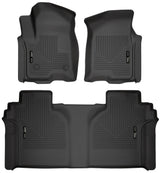Husky Weatherbeater Front & 2nd Seat Floor Liners 94021 Husky Liners Floor Liner  AXOPROS