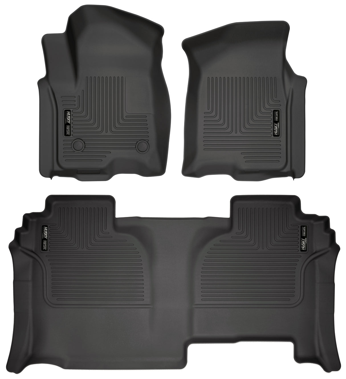 Husky Weatherbeater Front & 2nd Seat Floor Liners 94031 Husky Liners Floor Liner  AXOPROS