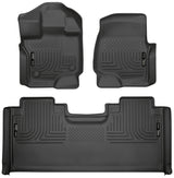 Husky Weatherbeater Front & 2nd Seat Floor Liners 94051 Husky Liners Floor Liner  AXOPROS