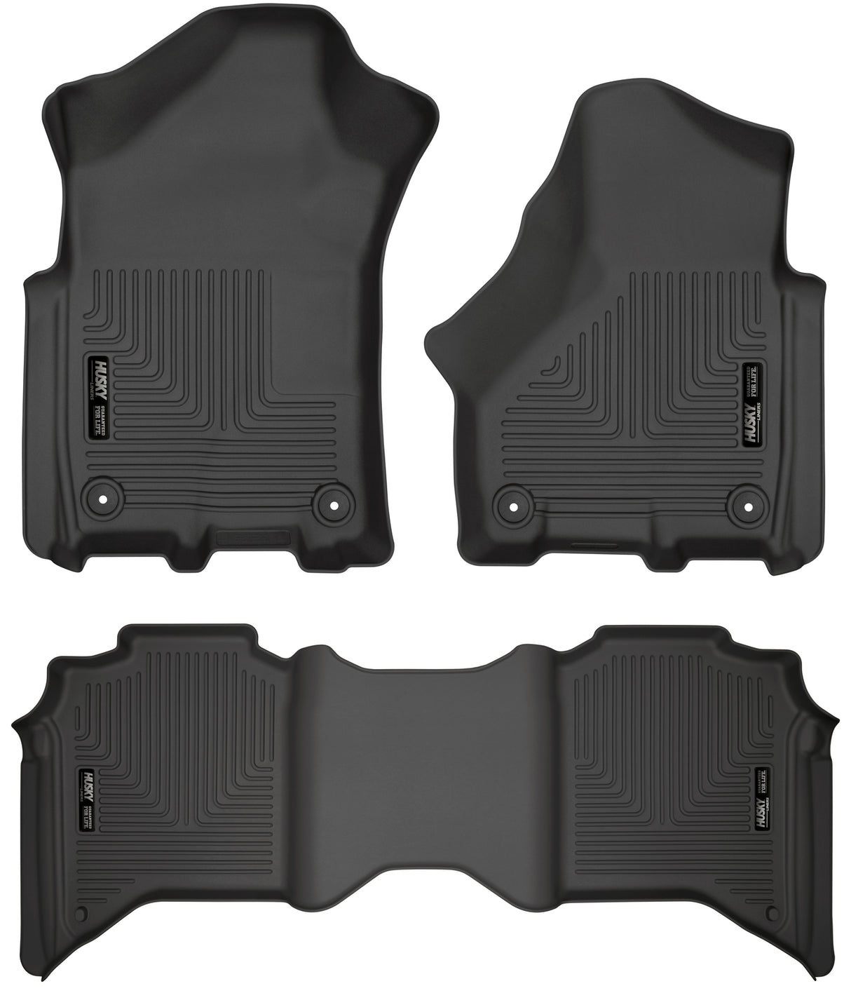 Husky Weatherbeater Front & 2nd Seat Floor Liners 94111 Husky Liners Floor Liner  AXOPROS