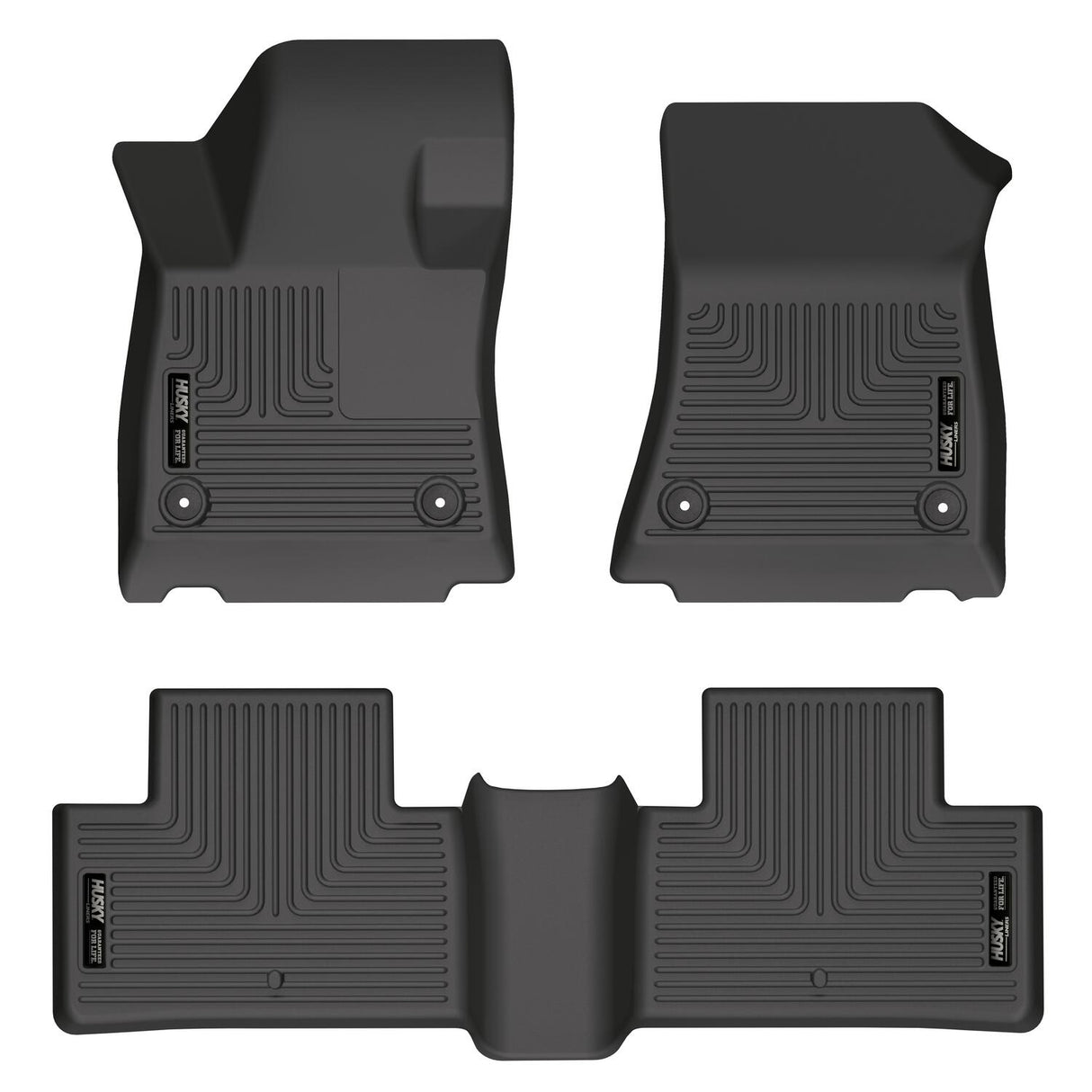 Husky Weatherbeater Front & 2nd Seat Floor Liners 95031 Husky Liners Floor Liner  AXOPROS