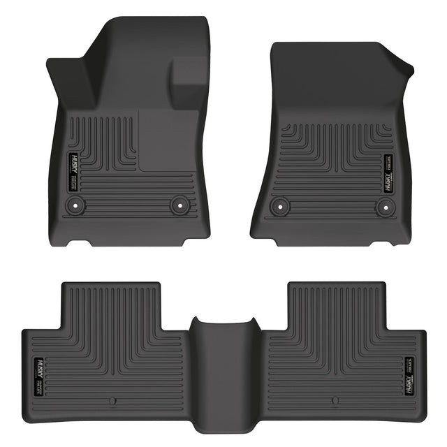 Husky Weatherbeater Front & 2nd Seat Floor Liners 95031 Husky Liners Floor Liner  AXOPROS