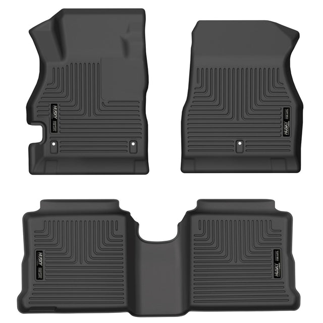 Husky Weatherbeater Front & 2nd Seat Floor Liners 95041 Husky Liners Floor Liner  AXOPROS