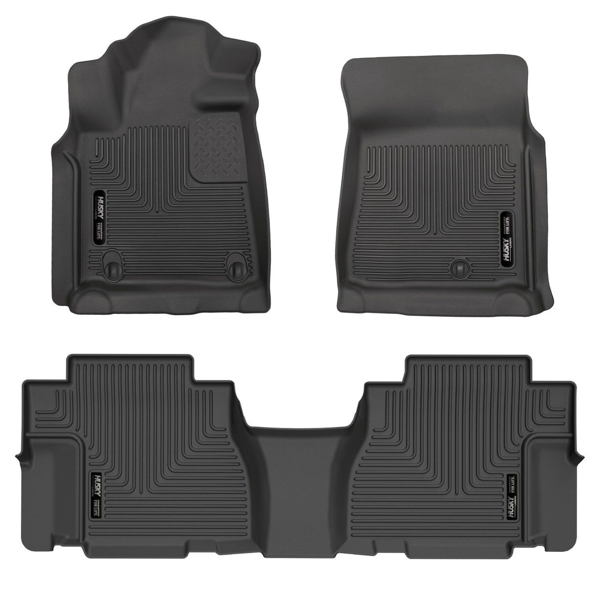 Husky Weatherbeater Front & 2nd Seat Floor Liners (Footwell Coverage) 95131 Husky Liners Floor Liner  AXOPROS