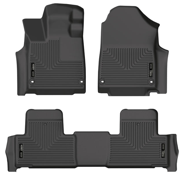 Husky Weatherbeater Front & 2nd Seat Floor Liners 95181 Husky Liners Floor Liner  AXOPROS