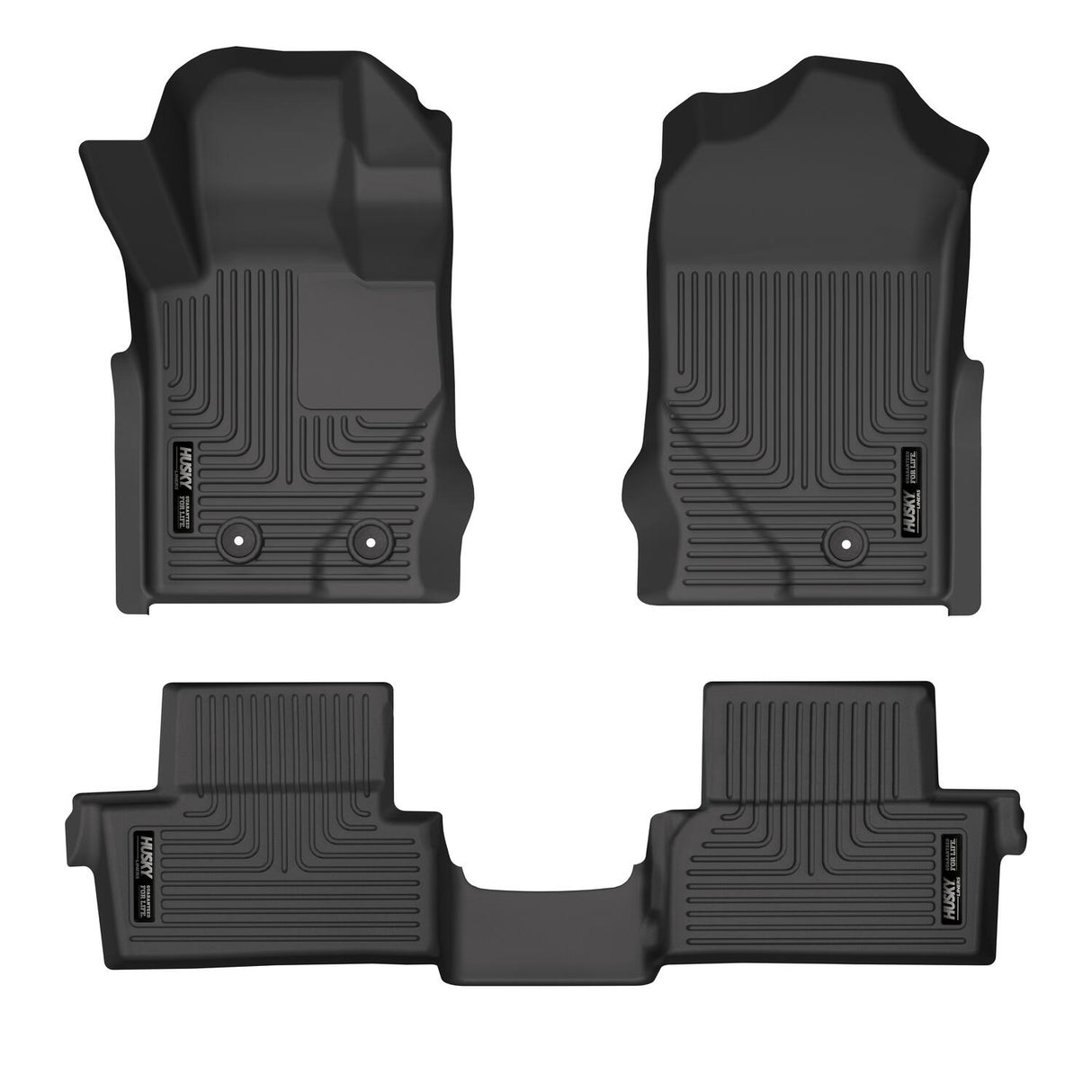 Husky Weatherbeater Front & 2nd Seat Floor Liners 95311 Husky Liners Floor Liner  AXOPROS