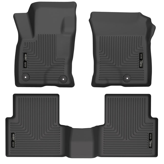 Husky Weatherbeater Front & 2nd Seat Floor Liners 95341 Husky Liners Floor Liner  AXOPROS