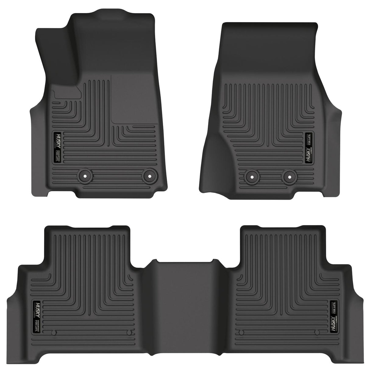 Husky Weatherbeater Front & 2nd Seat Floor Liners 95411 Husky Liners Floor Liner  AXOPROS
